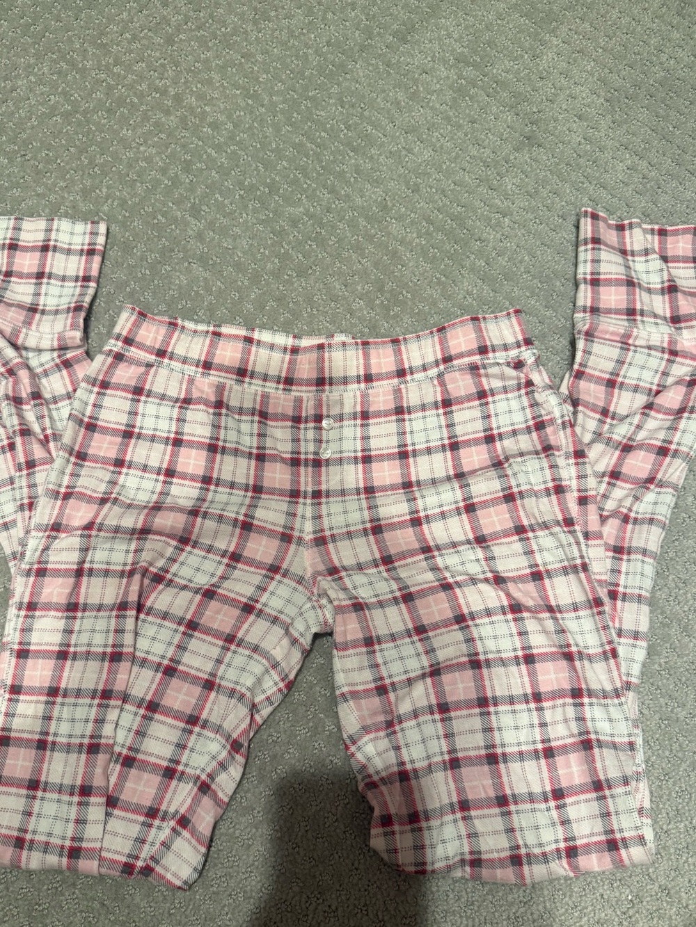 Victoria secret Pink Plaid Pajama Pants like new